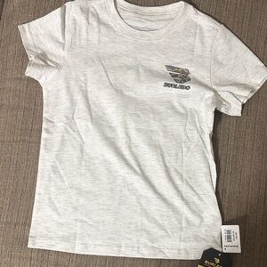 BURLEBO Kids Light Gray Short Sleeve Tee